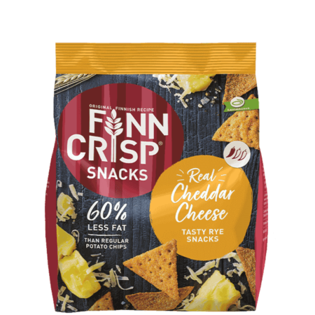 FINN CRISP Snacks Real Cheddar Cheese 150g
