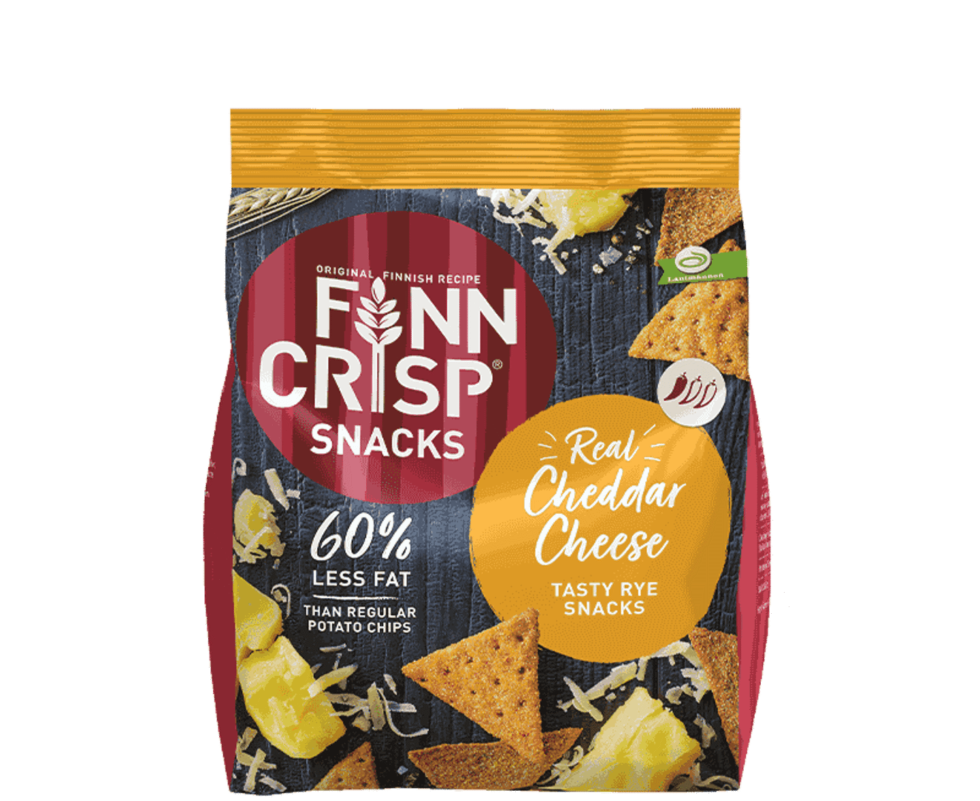 FINN CRISP Snacks Real Cheddar Cheese 150g