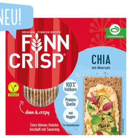 FINN CRISP Chia with Seasalt 195g